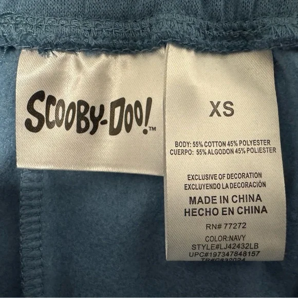 🚫SOLD🚫 Scooby Doo Blue Sweatpants - Sz. XS - Picture 8 of 10